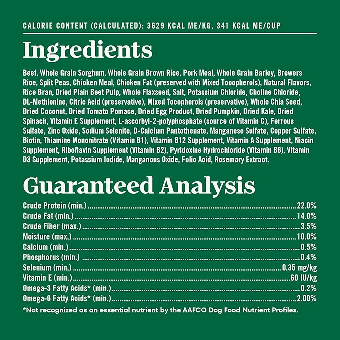 Nutro Natural Choice Beef & Brown Rice Adult Dry Dog Food Recipe, 4.5 lb. Bag