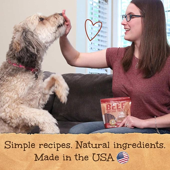 Happy Howie's Sausage Treats - Healthy Dog Treats, Flavorful, Slow Cooked, Natural Ingredients, Chewy Dog Treats, Hormone Free - Turkey, (Pack of 1)