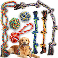 Rope Toys for Dogs Aggressive Chewers, Dog Rope Toy for Large Medium Breed, Tug of War Dog Toys Pack of 7 Indestructible Tough Pet Chew Toy Puppy Essentials Teething Toys Cotton