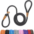 lynxking 6 FT Dog Leash Slip Lead 2 Pack Strong Heavy Duty Braided Dog Training Leash No Pull Training Lead Leashes for Medium Large and Small Dogs