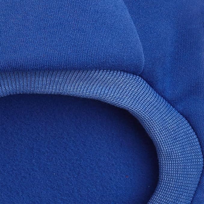 Puppy Sweater for Small Dogs Clothes Warm Winter Cat Clothe Pet Sweatshirt Knitwear Doggie Kitten Clothing, Blue, Medium