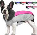 Dog Coat, Waterproof Ripstop Dog Winter Jacket with Leash Hole, Reflective Adjustable Warm Pet Fleece Snow Sweater for Small Medium Large Dogs - Pink, 2XL