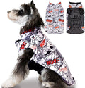CuteBone Winter Jacket - Waterproof, Windproof, Reversible, Soft, Reversible Dog Vest - Thick Dog Cold Weather Coat - for Small to Large Dogs - Chest Size, Leash Hole