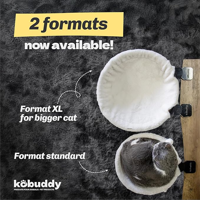 Durable Ergonomic cat Desk Bed for Remote Workers, Gamers, and Office Staff – Quality Sturdy Desk Cat Bed, Comfortable and Original cat Bed for Desk use, Simple to use, Supports up to 50 lbs.
