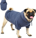 Tuff Pupper Dog Hoodie | Premium Quality 100% Organic Cotton | Ultra Soft Interior for Superior Comfort | Elastic Cuffs & Drawstring for Warmth | Stretch Fit Suitable for All Breeds (Blue, M)
