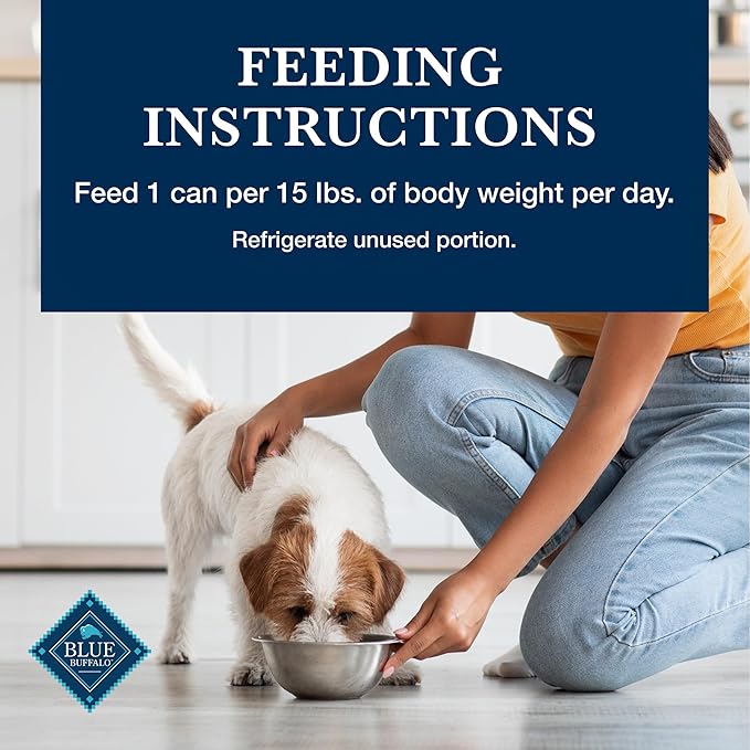 Blue Buffalo Homestyle Recipe Adult Wet Dog Food, Made with Natural Ingredients, Turkey Dinner With Garden Vegetables, 12.5-oz Can (Pack of 12)