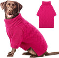 AOFITEE XL Dog Sweater, Dog Sweater Large Size Dogs, Large Dogs Sweaters for Female Male, Turtleneck Thick Warm Knitted Winter Fall Pet Sweatshirt Pullover, Solid Pet Christmas Sweaters, XLarge