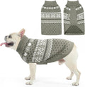 SCENEREAL Dog Sweaters for Small Medium Dogs - Soft, Warm Turtleneck Small Dog Sweater, Ugly Knit Dog Christmas Outfits for Dachshund, Chihuahua, Pug, Yorkie,Winter Pet Clothes Male Female