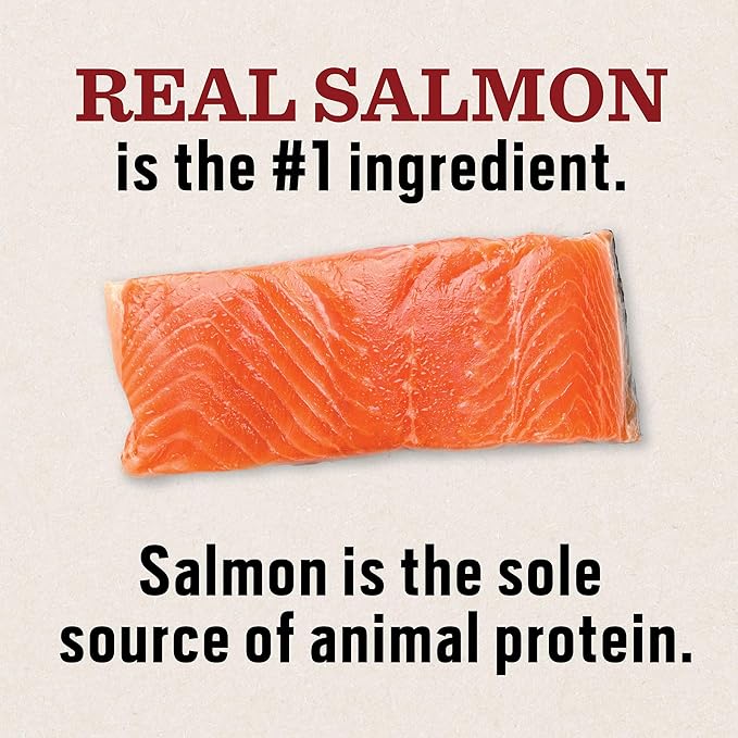 Dr. Pol Grain Free Salmon Dog Food - Premium Natural Dry Dog Food, Limited Ingredient High Protein Veterinarian Formulated Kibble for Any Size or Stage, Allergies, Sensitive Stomach, Salmon 4lb Bag