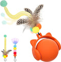 ORSDA Cat Toys for Indoor Cats, New Intelligent Voice Timing Touch Control Cats Ball, Simulate Mouse Sound Kitten Toy, Automatic Interactive Moving Cat Toy for All Ages