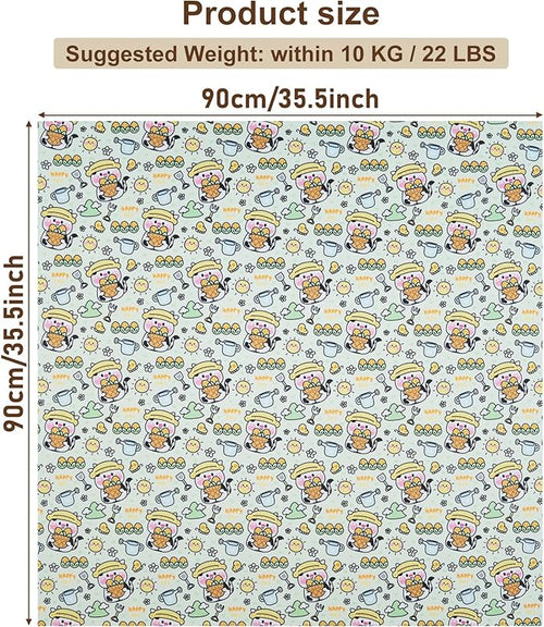 35.5" Extra Large Cat Grooming Wrap – Anti-Escape Cat Wrap for Cutting Nails, Brushing & Medication – Soft, Comfortable, Reusable, Self-Adhering, Holds Cats Up to 22lbs (Cow Corn)