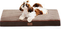 Bedsure Dog Bed for Small Dogs - Comfy Flat Puppy Beds with Removable Washable Cover, Orthopedic Egg Crate Foam Pet Mat, Suitable for Pet Up to 15 lbs