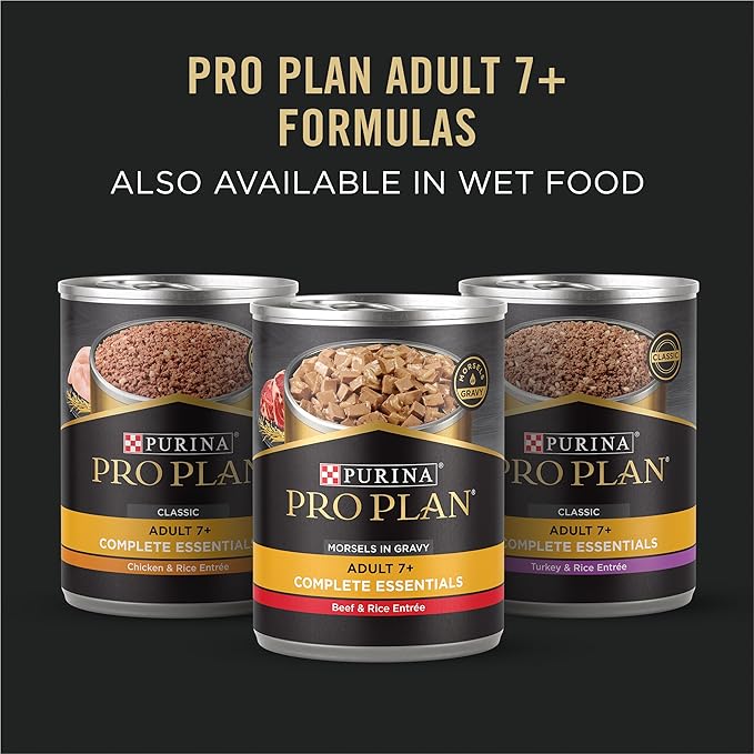 Purina Pro Plan Sensitive Skin and Stomach Dry Dog Food Senior Adult 7 Plus Salmon and Rice Formula - 16 lb. Bag