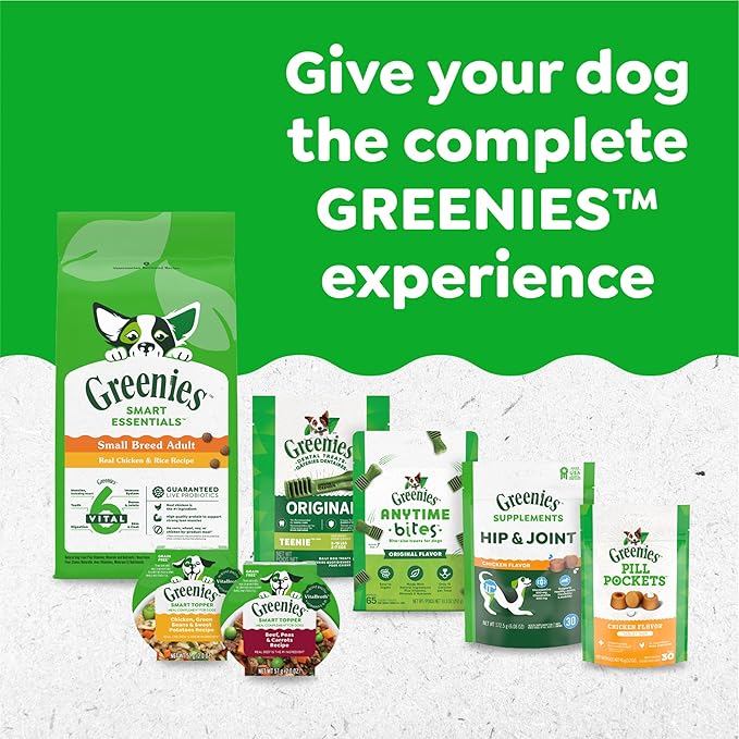 Greenies Original Petite Dental Dog Treats, 6 oz. Pack (10 Treats)