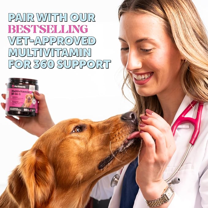 Pet Honesty Dog Skin and Coat Supplement with Salmon Oil for Dogs - Allergy Itch Relief + Skin & Coat Health, Dog Food Topper Bone Broth with Salmon Oil, Collagen, Biotin + Vitamin E (12 oz)