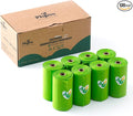Pkpoo 100% Compostable Dog Poop Bags, Extra Wide, Vegetable-Based Large Poop Bags for Dogs, Biodegradable Waste Bags for Poo, Cat Litter, Diaper Sacks, Unscented, 120 Counts