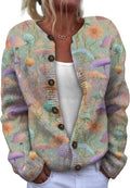 Sweater for Women Trendy Open Front Cardigan Fall Cardigan Sweaters for Women Crewneck Long Sleeve Outfits Fashion
