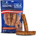 Pet Factory 100% Made in USA Beefhide 8" Rolls Dog Chew Treats - Peanut Butter Flavor, 10 Count/1 Pack
