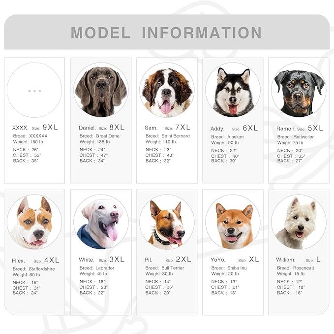Extra Large Dog Clothes Hoodies Zip Up Sweaters for Big Dogs Labrador Border Collie Red 4XL