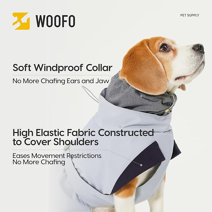 Dog Slip-on Winter Coat, Warm,Lightweight, Adjustable and Easy to Wear for Cold Weather | Waterproof & Windproof Padded Dog Winter Jacket (Winter Green, 2XL)