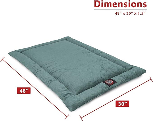 48" Villa Azure Blue Crate Dog Bed Mat By Majestic Pet Products