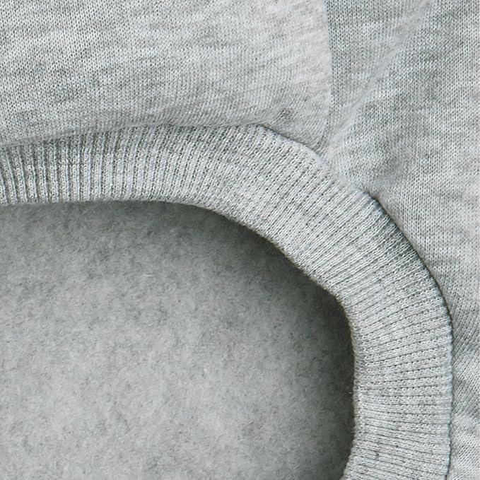 Puppy Sweater for Small Dogs Clothes Warm Winter Cat Clothe Pet Sweatshirt Knitwear Doggie Kitten Clothing, Grey, Medium