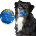 Dog Balls, Indestructible Dog Toy Ball for Aggressive Chewers, Durable High Elasticity Interactive Ball for Training Dog Catch and Fetch, Large Medium Small Dog and Puppies(Blue, 3in, 1pcs)
