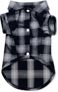Koneseve Dog Shirt, Pet Plaid Clothes Shirt T-Shirt Sweater Matching Breathable for Small Medium Large Dog Cat Puppy Adorable Casual Cozy Halloween Thanksgiving Christmas Costumes (Blue; 5XL)