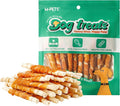 M-PETS Chicken Wrapped Dog Treats 30 pcs Rawhide Chews Sticks, Puppy Training Treat, Snacks for Small and Medium Dogs