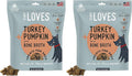 Farmland Traditions Tiny Loves Jerky Trainer Treats for Dogs w/Bone Broth (Turkey & Pumpkin, 16 oz.) (Pack of 2)