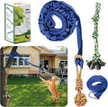 Outdoor Dog Bungee Tug Toy,Interactive Tug of War Toy for Small/Medium/Large Dogs,Tree Tuggerr Toys，Hanging from Tree Toy for Exercise Solo Play (Large)