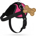 Bark Appeal Pink No-Pull Dog Harness for Extra Large Sized Pets – Adjustable, Reflective Vest with 3 Leash Clips for Added Control, Easy Walks & Training – XXL