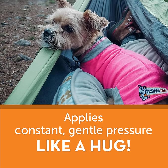 ThunderShirt for Dogs, X Small, Pink Polo - Dog Anxiety Vest