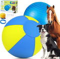 Herding Ball for Dogs - 25'' Dog Herding Ball for Horse, Dog Training Toy for Australian/German Shepherd Collie, Outdoor Dog Toys for Birthday Gifts - Large, Yellow