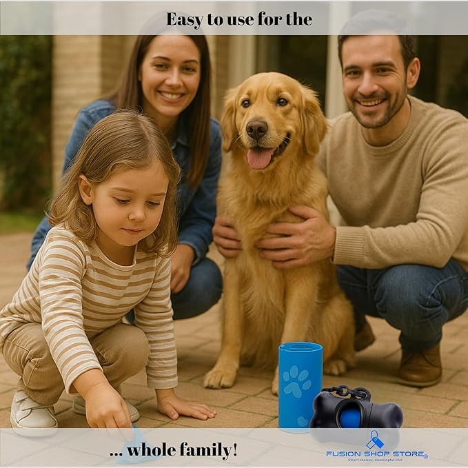 Dog Poop Bag - Pack 6 rolls 90 bags - Leak-Proof - Heavy Duty · Eco-Friendly + Travel Holder Clip Included Dispenser