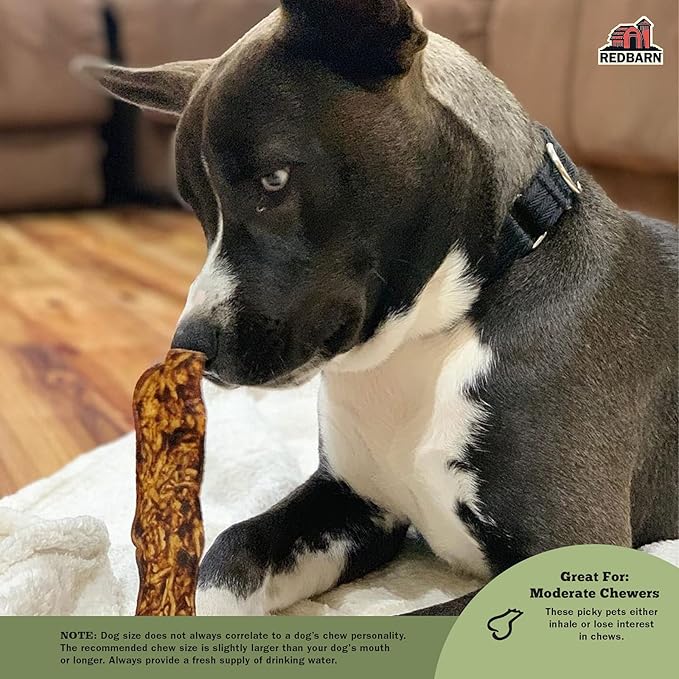 Redbarn Pet Products Bully Slices for Dogs Original Bully Natural Dental Treats 12 Bags