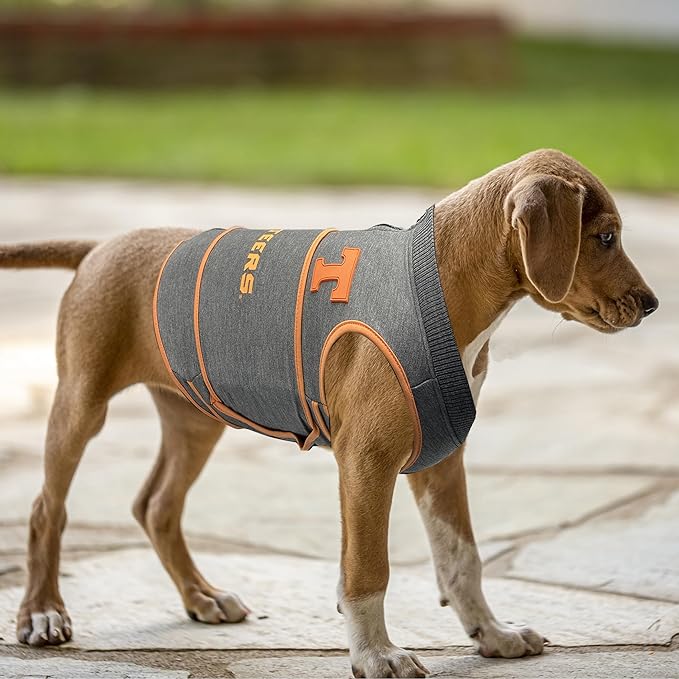 NCAA Tennessee Volunteers Dog Shirt Calming Soothing Vest for Dogs Cats with Fears, Fireworks, Loud Noises, Dark, Lonely Keeps Dogs Calm Feeling Safe, Relaxing Jacket Large