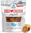 Farmland Traditions Dogs Love Chicken Jerky Dog Treats with Only 3 Ingredients and No Fillers, 1 Pound Bag
