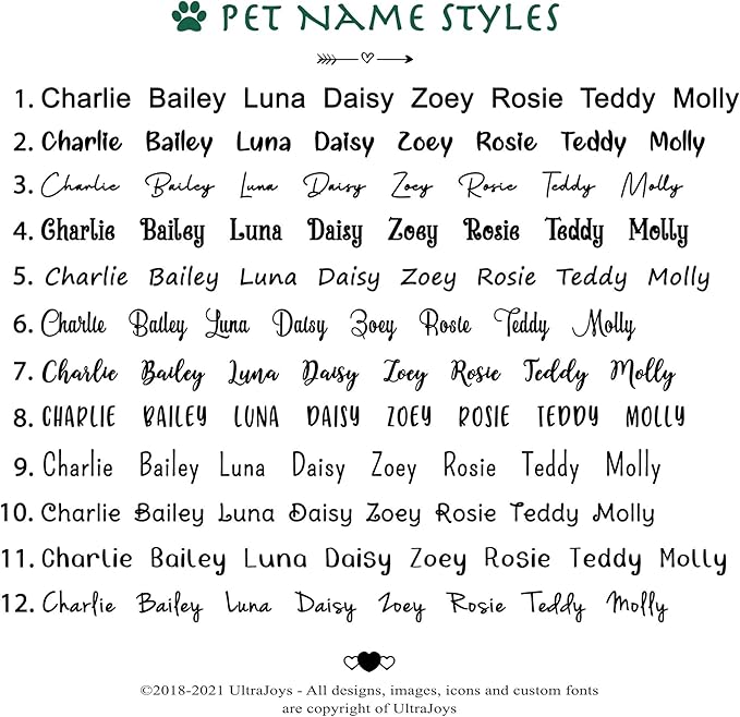 Ultra Joys Cat ID Tag Personalized Pet Tags, Durable Stainless Steel Small Pet Mini Dog Cat Tag Lightweight -Diamond Tag in Silver