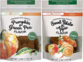Dig Defence Premium Dog Treats - Pumpkin/Green Pea and Sweet Potato/Apples, Natural Ingredients, Baked Gourmet Snacks for Small & Big Dogs, Healthy Training Treat, 2 Pack