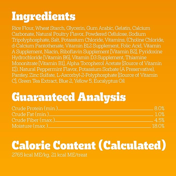Pedigree Dentastix Small and Toy Breed Dog Treats, Fresh Flavor, (7) 21ct Bags (147 Treats Total)