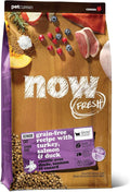 Now Fresh Grain-Free Senior Dry Cat Food with Turkey, Salmon & Duck, Premium Kibble Made with Real Meat & Fish, Chicken-Free Recipe, Supports Healthy Weight Management, 8 lb Bag