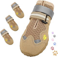Dog Shoes for Large Medium Small Dog, Mesh Breathable Dog Shoes for Hot Pavement, Anti-Slip Dogs Boots Paw Protectors with Reflective for Outdoor Walking Indoor Hardfloors (Size 1)