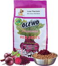 Olewo Original Red Beets for Dogs – Natural Skin & Coat Dog Food Topper, Anti Itch, Dehydrated Vegetables, Whole Food Supplements & Vitamins, Fiber for Dogs, 5.5 lbs