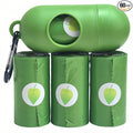 Biodegradable Lavender Scented Dog Poop Bags - 4 Rolls (60 Count) with Dispenser & Keychain, Leak-Proof Eco Friendly Waste Bags for Dogs
