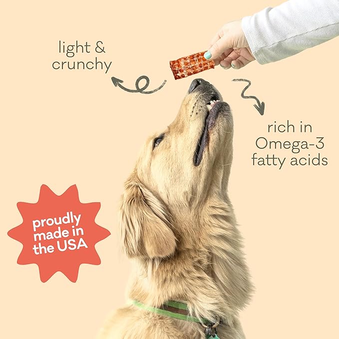 Polkadog Crunchy Alaskan Cod & Salmon Chips Variety 2-Pack – Single Ingredient Dog Treats – All Natural, Grain-Free, Lean Protein & Omega-3 Rich Snacks for Dogs – Made in USA - 2.75 oz (Pack of 2)