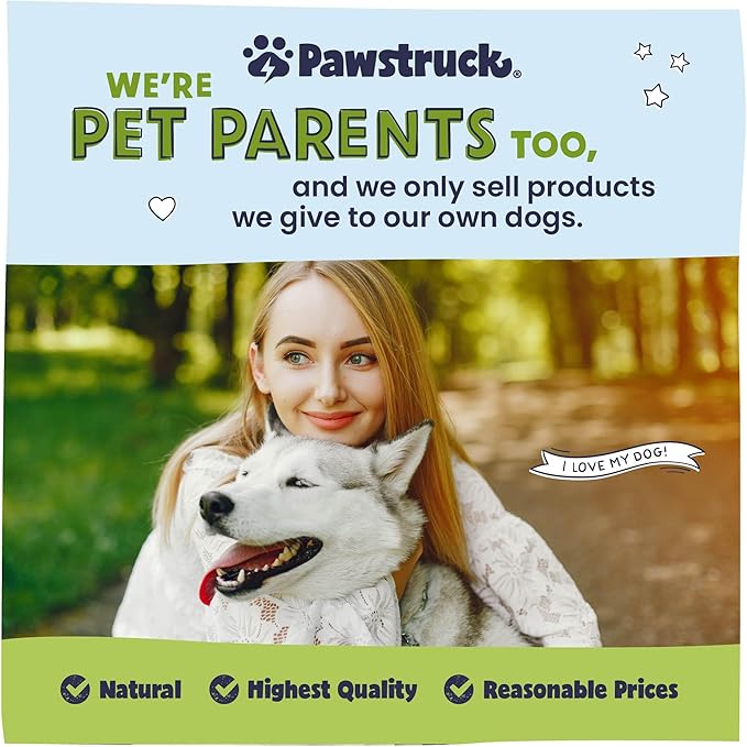 Pawstruck Bizarre Bargain Bag Assorted Natural Dog Chew Treats - Animal Ears, Jerky, Bones, Hooves, Beef Straps - Long Lasting Rawhide Alternative for Chewers, All Breeds - 1 lb, Packaging May Vary