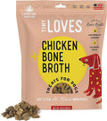 Farmland Traditions Tiny Loves Jerky Trainer Treats for Dogs w/Bone Broth (Chicken, 6 oz.)