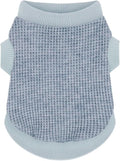 Cozy and Functional Dog Shirts for Small Puppies: Stretchable Blue Attire with Easy-On Design, Ideal for Chihuahuas and Yorkies - Enhance Comfort and Playfulness on Chill Days Medium