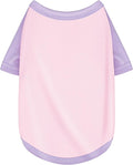 Stylish Pink Color Block Dog Shirt: Premium Polycotton Blend, Comfortable, Breathable, and Wrinkle-Resistant. Perfect Apparel for Small, Medium, & Large Dogs, a Must-Have for Pet Lovers L